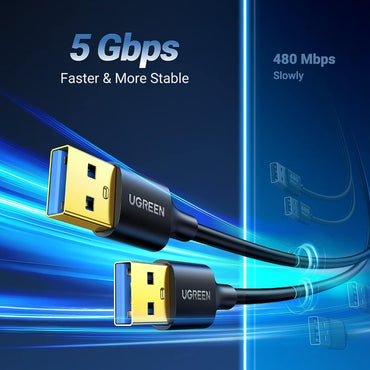 Ugreen, Usb 3.0 Male To Male Cable Ugreen Us128 - 10370