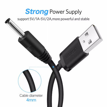 Ugreen, Usb 2.0 To Dc 3.5Mm Charging Cable 1M Support Up To 60W Ugreen Us277 - 10376