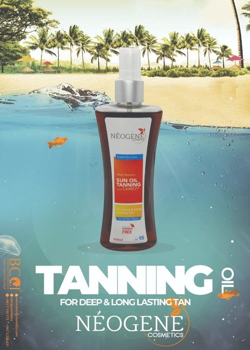 Neogene, Sun Tanning Oil + Carrot Spray 250 Ml