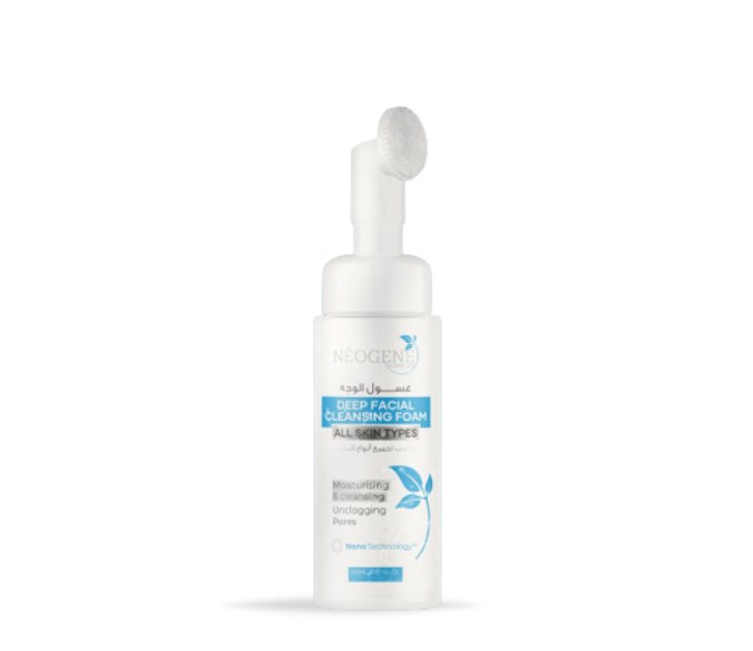 Neogene, Deep Facial Cleansing Foam With Brush 150 Ml
