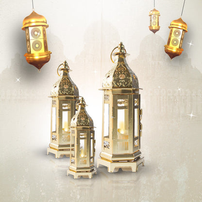 Ramadan Lanterns Set 3Pcs
