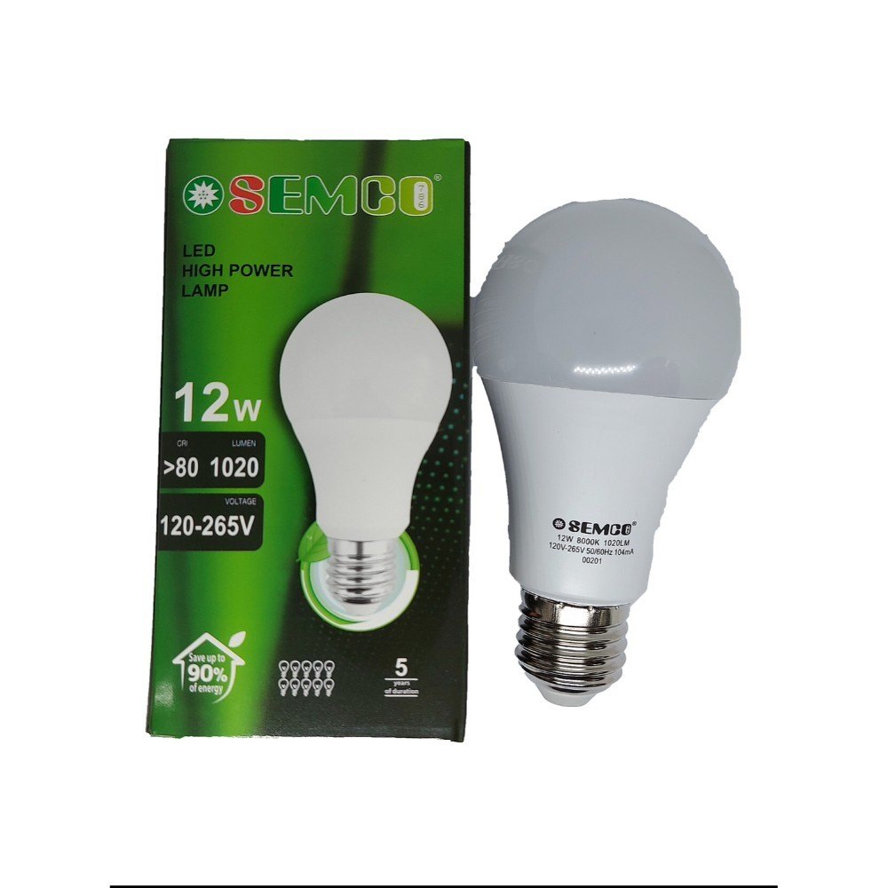 Semco, Led Light Bulb 12W Warm E27
