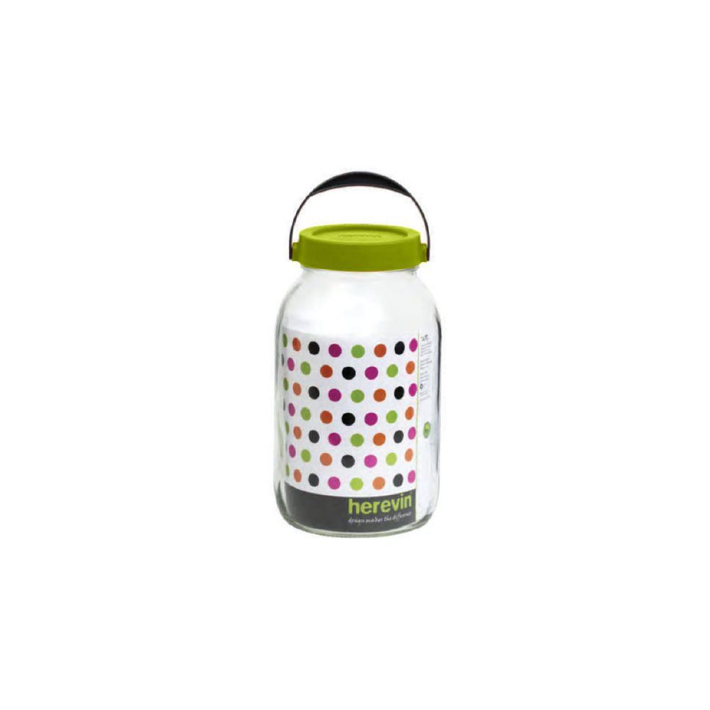 Herevin, Plain Jar 3Lt Green, 133804-560G