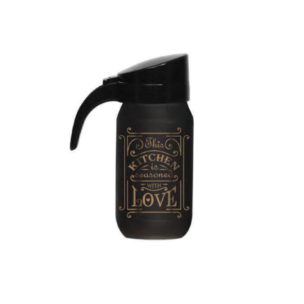 Herevin, Decorated Liquid Dispenser 1000Cc Mat Black, 151581-120