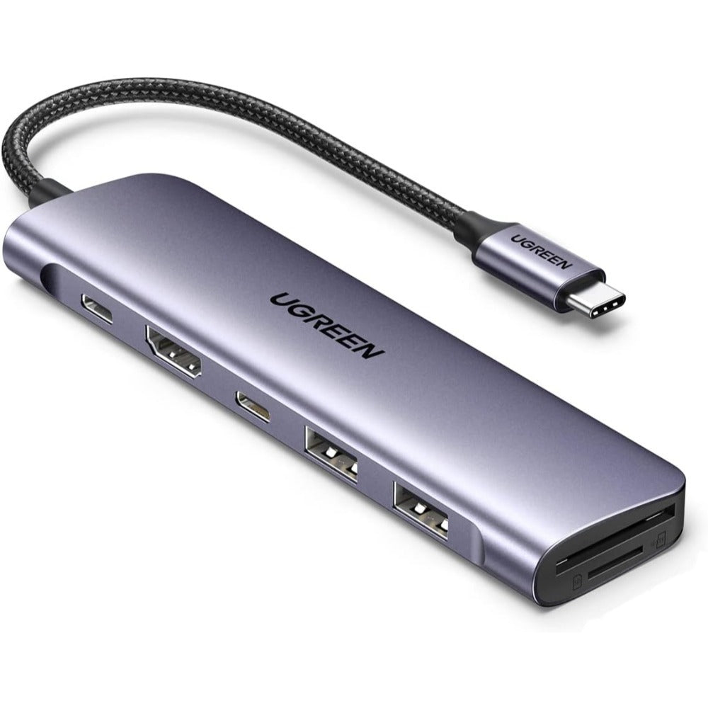 Ugreen, 7-In-1 Usb-C Hub Docking Station Adapter Ugreen Cm195 - 15214