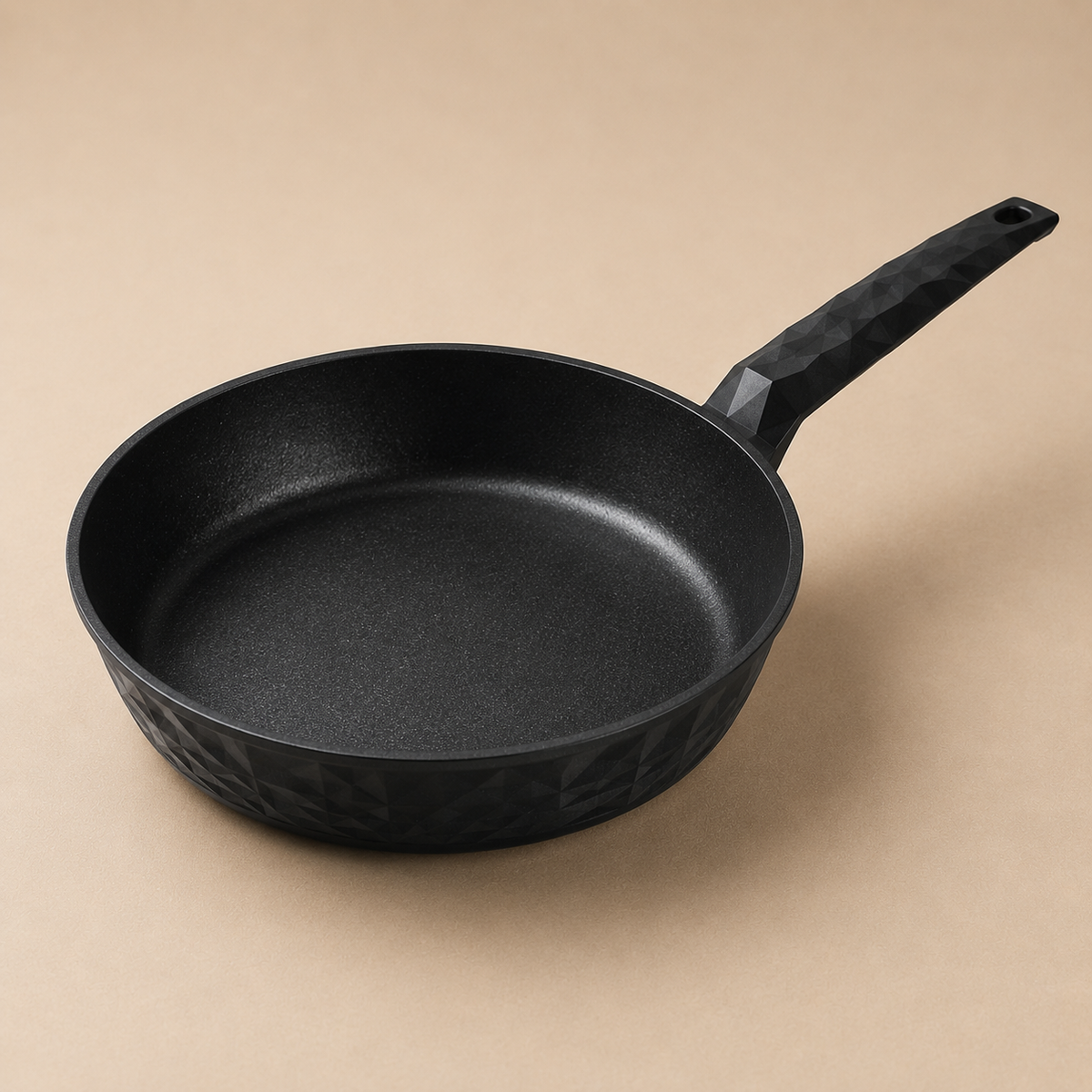 Karaca BioDiamond Antibacterial Handle Induction Base Frying Pan 26 cm, 153.03.08.0419