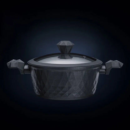 Karaca BioDiamond Non-Stick Antibacterial Handle Induction Stockpot 24 cm, 153.03.08.0423