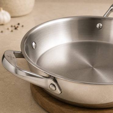 Karaca 3Ply PowerSteel 316+ Stainless Steel Frying Pan 20 cm, 153.03.08.0549