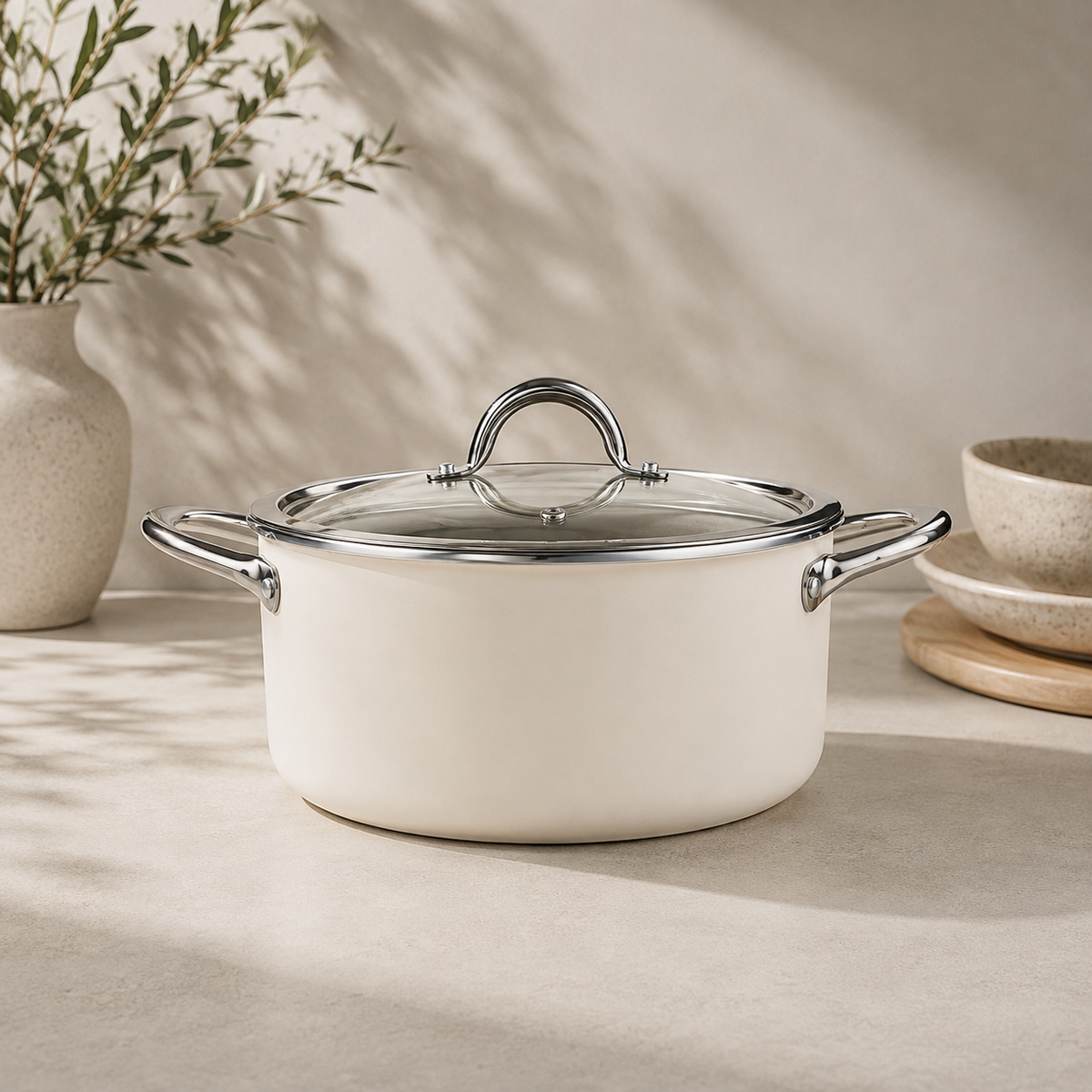 Karaca BioDiamond Basic Granite-Look Cookware Set - 7 Pieces, 153.03.08.1074