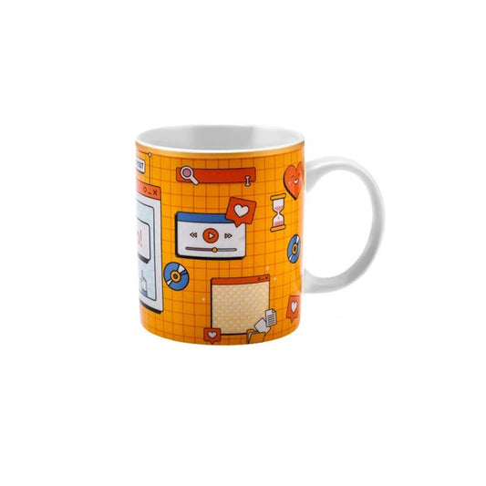 Karaca Motto Hello Mug 360ML, 153.03.05.0168