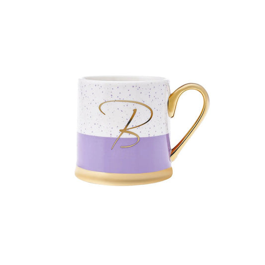 Karaca Porcelain 330ML Mug With Letter B, 153.03.06.1609