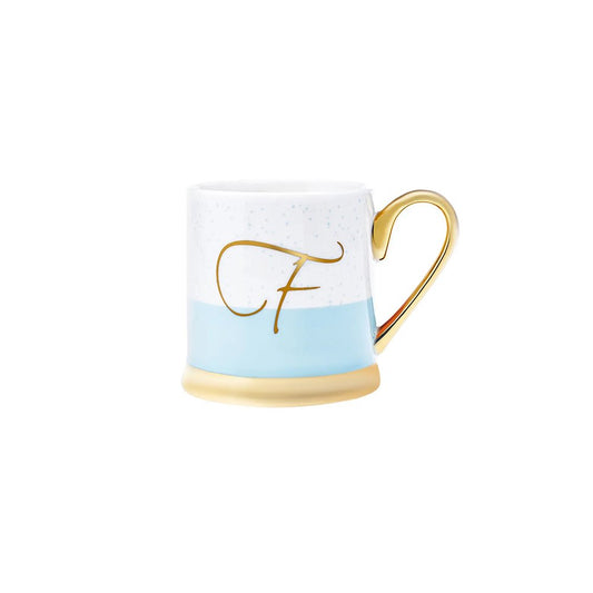 Karaca Porcelain 330ML Mug With Letter F, 153.03.06.1613