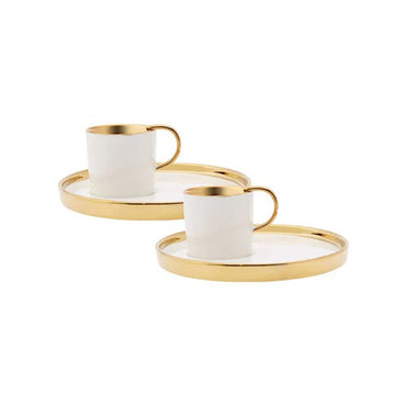 Karaca Levin 2-Piece Coffee Cup Set – 100 ML, 153.03.06.4885