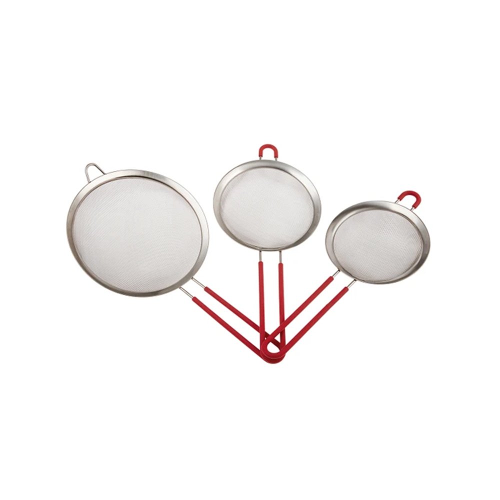 Karaca Ruby Red 3Pcs Stainless Filter Set, 153.03.06.7309