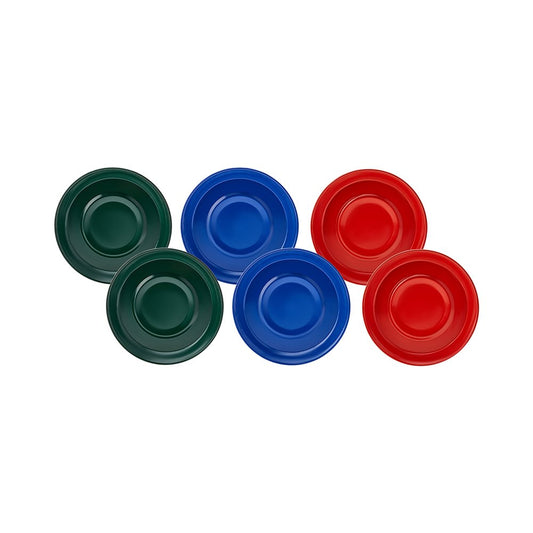 Karaca 6Pcs Metal Assortment Tea Plates, 153.03.06.8870