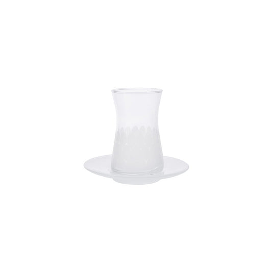 Karaca Petek Set of 6 Tea Cups 165ML, 153.03.06.9829