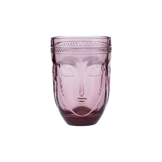 Karaca Visage Soft Drink Glass Pink 340ML, 153.03.08.2412