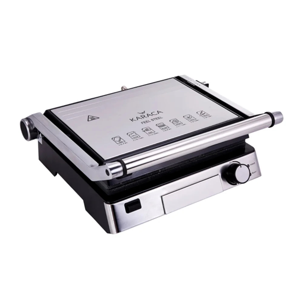Karaca Biogranit 6-Slice Toaster & Grill - Inox, Fast Performance, 153.06.11.0448