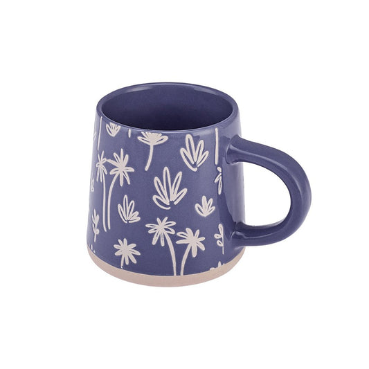 Karaca Palm Mug 380ML Purple, 153.09.01.2853