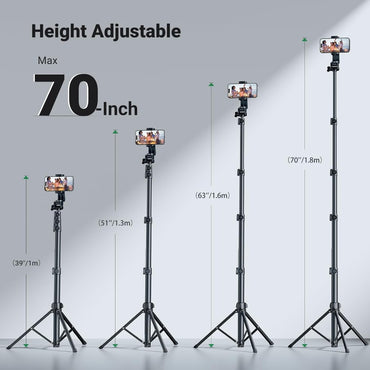 Ugreen, Dual Function Selfie Stick & Tripod With Bluetooth Remote, Expandable Form 58.4Cm To 178Cm Ugreen Lp680 - 15609