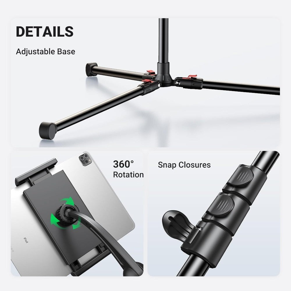 Ugreen, Tripod Stand 1.7M For Tablet And Phone, With Two Holders, One For Phone And One For Tablet Ugreen Lp585 - 15647
