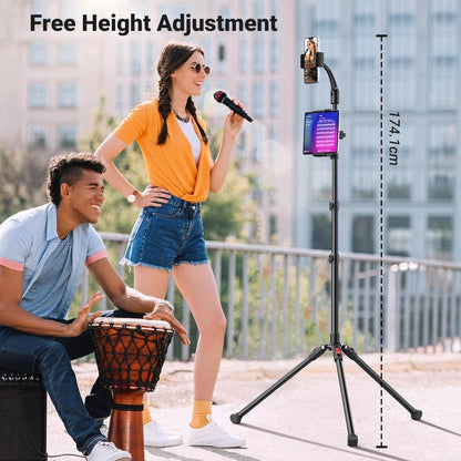 Ugreen, Tripod Stand 1.7M For Tablet And Phone, With Two Holders, One For Phone And One For Tablet Ugreen Lp585 - 15647