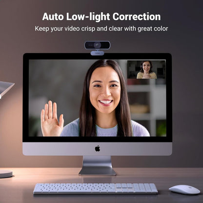 Ugreen, Full Hd 30Fps Webcam With Micro, Auto Light Correction, 85 View Angle, Ugreen Cm678 - 15728