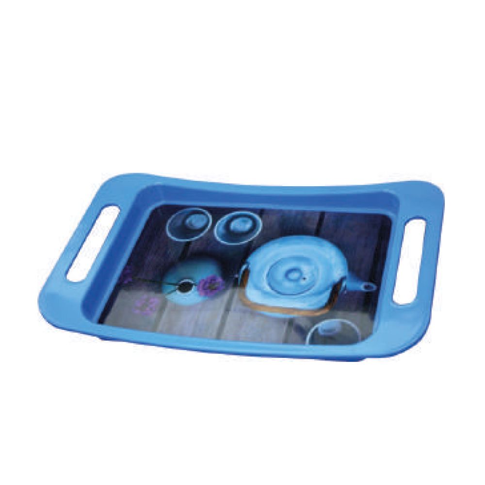 Herevin, Old Rectangular Tray Turquoise, 161153Turquoise