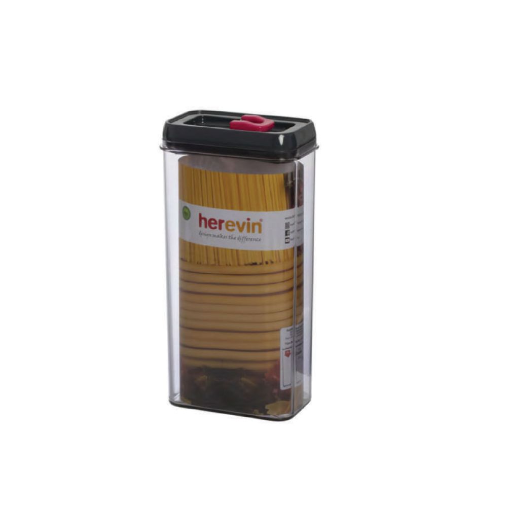 Herevin, Storage Canister 3Lt Grey With Pink, 161193-560P