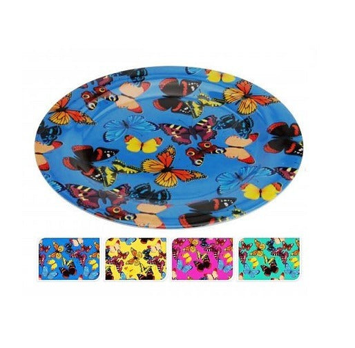 Set 4 Plates Melamine 20 Cm 4 Assorted Colors