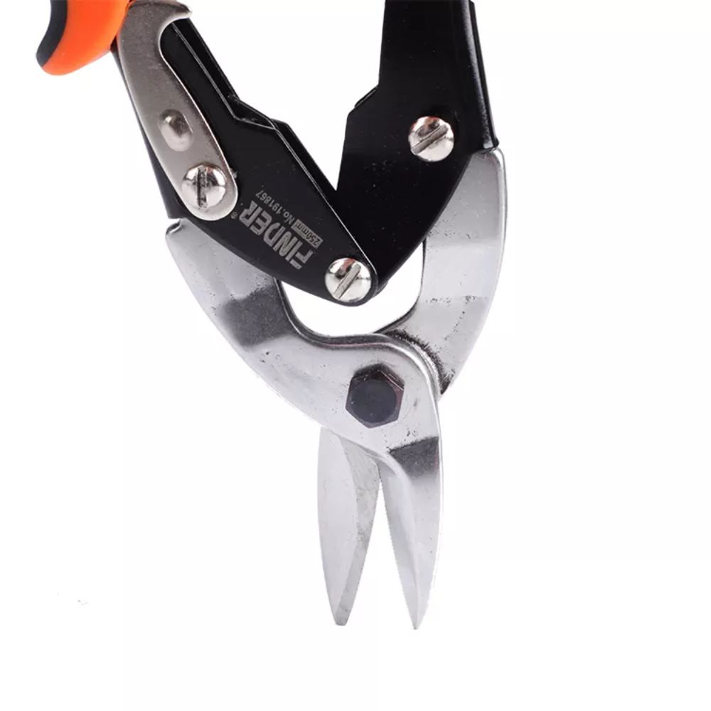 Finder, 10'' Straight Cut Aviation Snips - Left Bent