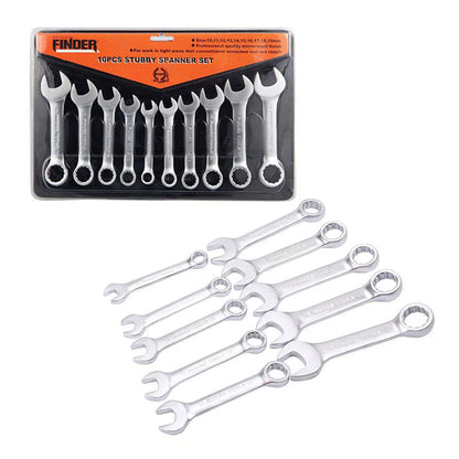 Finder, 10PCS Stubby Wrench Set
