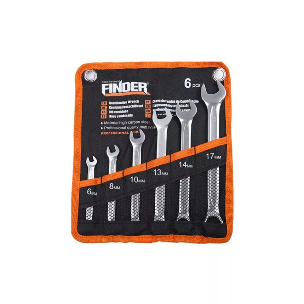 Finder, 6Pcs Combination Spanner Set
