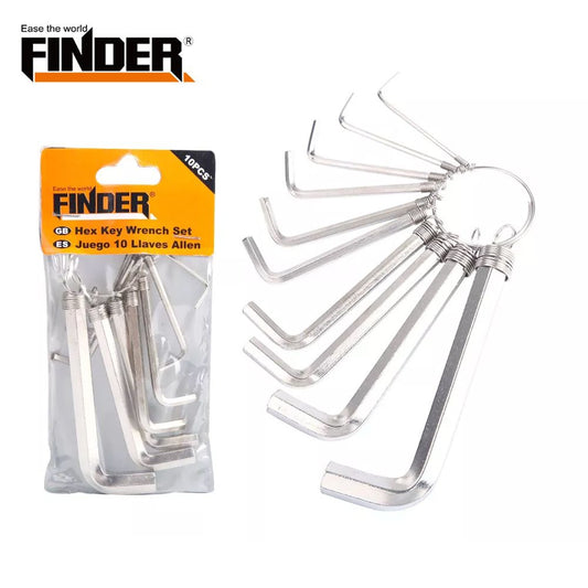 Finder, 10Pcs Hex Key Set