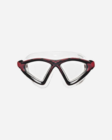 Arena, X-Sight 2 Clear-Clear-Red Goggles for Adults