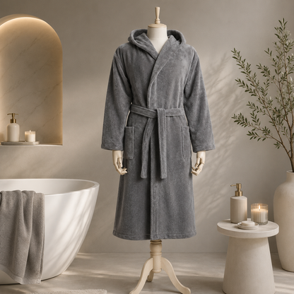 Karaca Home Motto 100% Cotton S/M Bathrobe