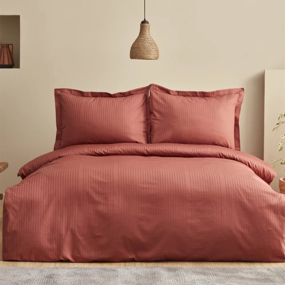Karaca Home Uniq 100% Cotton Single Satin Duvet Cover Set