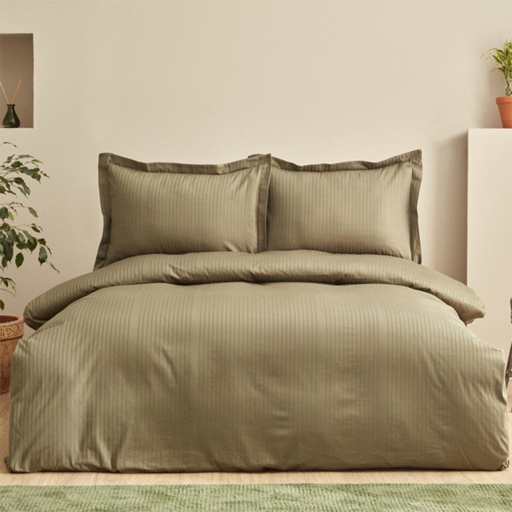 Karaca Home Uniq 100% Cotton Single Satin Duvet Cover Set