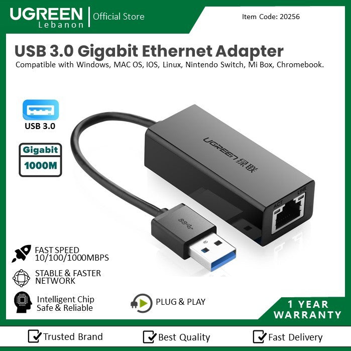 Ugreen, Usb 3.0 Gigabit Ethernet Adapter