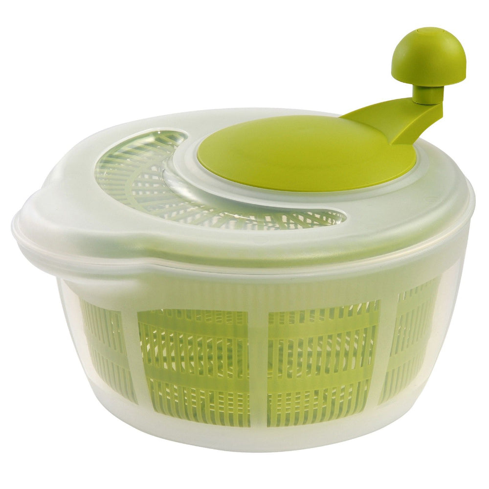 WestMark Salad Spinner [Fortuna Basic] - 5L, Green, Shrink-Foiled, 2432224A