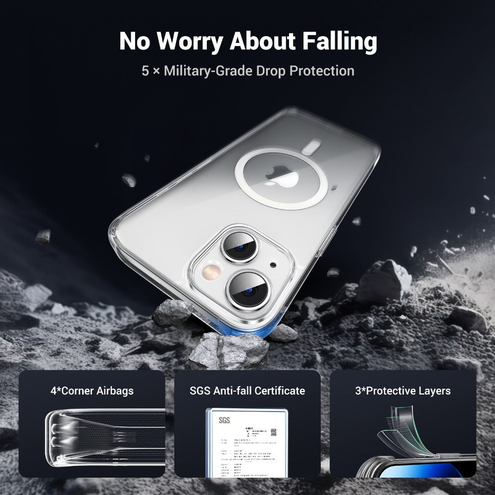 Crystal Transparent Magnetic Protective Case For Iphone 15 Pro Max Ugreen 25399