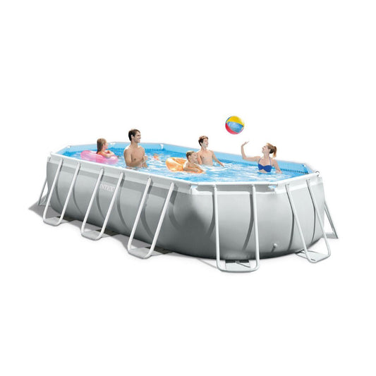 Intex, Prism Oval Frame Pool Oval With Filter Pump + Accessories 6.10 M X 3.05 M X 1.22 M