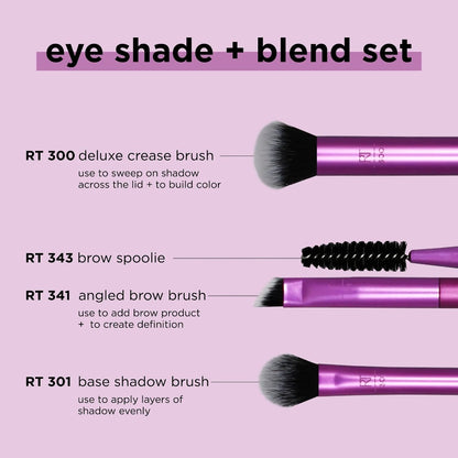Real Techniques, Eye Shade With Blend Brush For Eye Shadows 91529