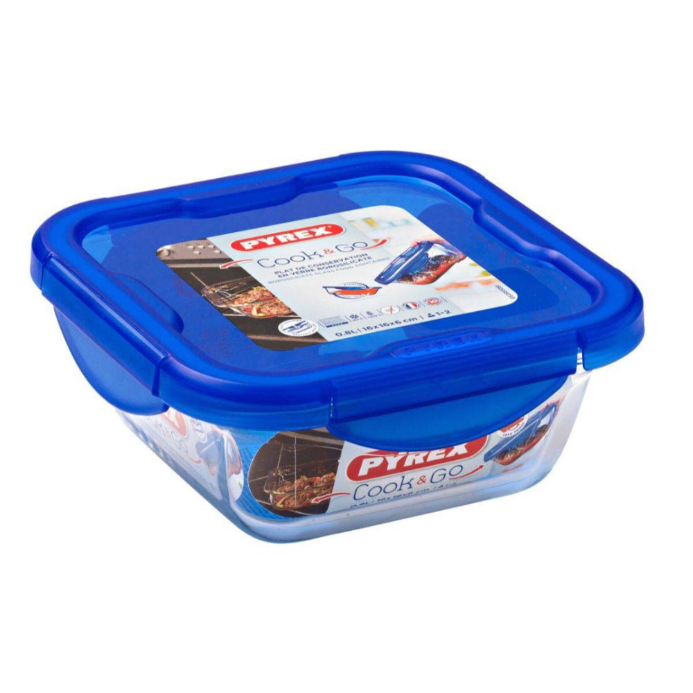 Pyrex, Cook & Go 1.7L Square Leak Proof Bpa Free
