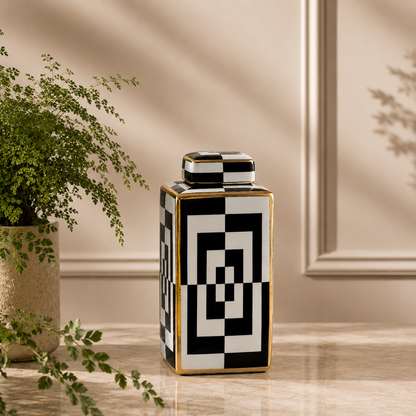 Karaca Hailey Long Cube Vase 30 cm, 300.22.02.0385