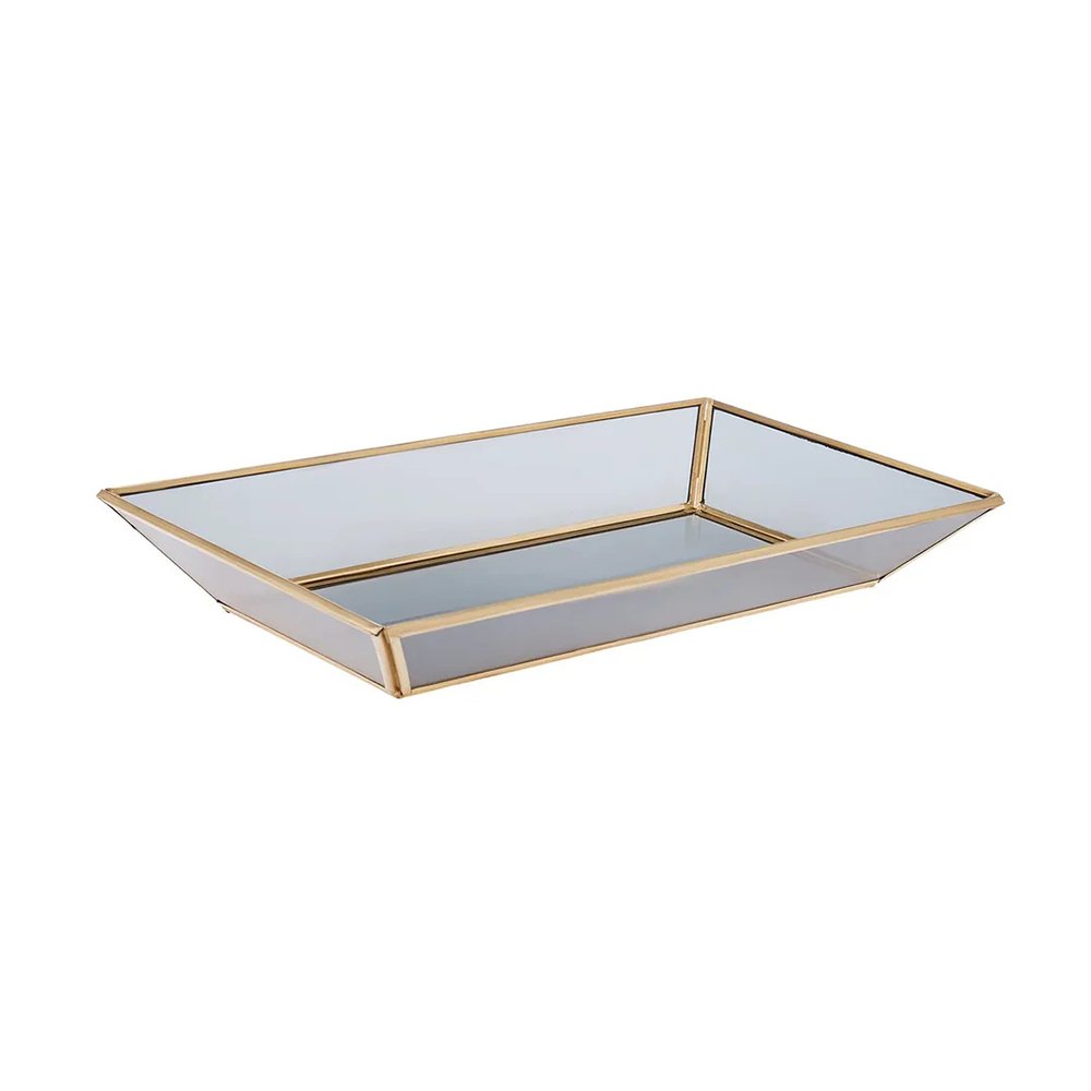 Karaca Line Glass Tray 30-18 cm - Elegant Serving & Display Tray, 300.21.02.0169