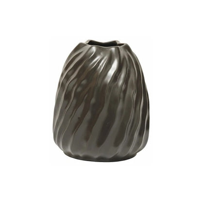 Karaca Home Mooney Black Ceramic Vase 15 cm, 300.22.02.0076