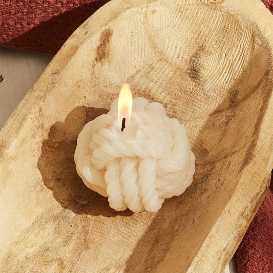 Karaca Home Rope Candle - Cream Paraffin