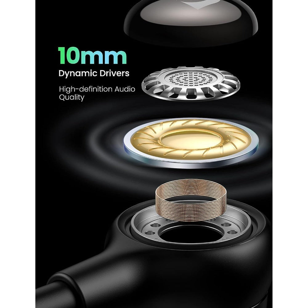 Ugreen, Mfi Certified Lightning Wired Earphones With Microphone, Noise Isolation, Powerful Bass Ugreen Ep103-30631
