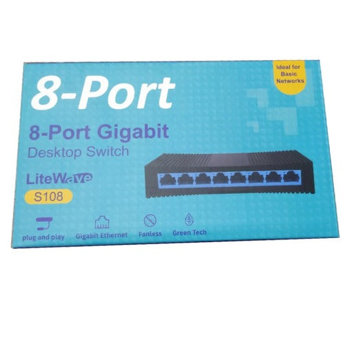 8-Port Gigabit Desktop Switch S108